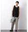 「Meaningful Continuity」coveross(R) ツイル調 冷感プレーティング天竺 タンクトップ