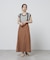 European Flax サスペンダー付きスカート(セットアップ可)