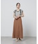 European Flax サスペンダー付きスカート(セットアップ可)