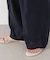 多機能リネン混リボンベルト付タックワイドパンツ(セットアップ可)