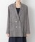 カラミ織りダブルジャケット(セットアップ可)