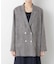 カラミ織りダブルジャケット(セットアップ可)