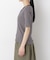 ボーダーテレコヘンリーネックTシャツ