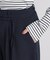 メランジストレッチベルト付ハーフパンツ(セットアップ可)