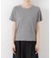 ラメリブカットクルーネックTシャツ