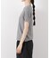 ラメリブカットクルーネックTシャツ