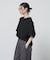 「Meaningful Continuity」coveross(R)ツイル調冷感プレーティング天竺Tシャツ