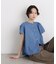 ライトオンスデニム前後2wayドルマンブラウス(セットアップ可)