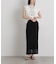 メッシュレースニットスカート