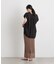 メッシュレースニットスカート