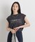 MINERALTEX(TM)ロゴプリントノースリーブTシャツ