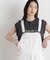 MINERALTEX(TM)ロゴプリントノースリーブTシャツ