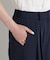 サイドベルトツイルタックワイドパンツ