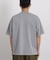 オーバーダイジャガードストライプヘンリーTシャツ 半袖