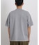 オーバーダイジャガードストライプヘンリーTシャツ 半袖
