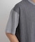オーバーダイジャガードストライプヘンリーTシャツ 半袖