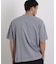 オーバーダイジャガードストライプヘンリーTシャツ 半袖