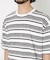 コーマコットンランダムボーダーTシャツ