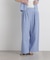 THOUSAND MILE／SEERSUCKER STRIPE WIDE PANTS(セットアップ可)
