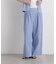 THOUSAND MILE／SEERSUCKER STRIPE WIDE PANTS(セットアップ可)