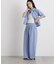 THOUSAND MILE／SEERSUCKER STRIPE WIDE PANTS(セットアップ可)