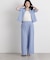 THOUSAND MILE／SEERSUCKER STRIPE WIDE PANTS(セットアップ可)