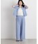 THOUSAND MILE／SEERSUCKER STRIPE WIDE PANTS(セットアップ可)
