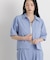THOUSAND MILE／SEERSUCKER STRIPE SHIRT(セットアップ可)