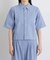 THOUSAND MILE／SEERSUCKER STRIPE SHIRT(セットアップ可)