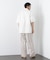｢FRENCH LINEN｣ フライフロント半袖シャツ