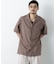 ｢FRENCH LINEN｣ フライフロント半袖シャツ