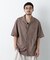 ｢FRENCH LINEN｣ フライフロント半袖シャツ