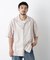 ｢FRENCH LINEN｣ フライフロント半袖シャツ