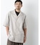 ｢FRENCH LINEN｣ フライフロント半袖シャツ