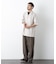 ｢FRENCH LINEN｣ フライフロント半袖シャツ