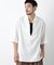 「FRENCH LINEN」イタリアンスキッパー半袖シャツ
