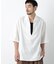 「FRENCH LINEN」イタリアンスキッパー半袖シャツ