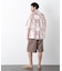 ｢FRENCH LINEN｣ ベルテッドワイドショーツ