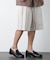 ｢FRENCH LINEN｣ ベルテッドワイドショーツ