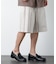 ｢FRENCH LINEN｣ ベルテッドワイドショーツ