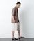 ｢FRENCH LINEN｣ ベルテッドワイドショーツ
