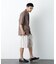 ｢FRENCH LINEN｣ ベルテッドワイドショーツ