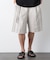 ｢FRENCH LINEN｣ ベルテッドワイドショーツ