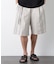 ｢FRENCH LINEN｣ ベルテッドワイドショーツ