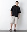 ｢FRENCH LINEN｣ ベルテッドワイドショーツ