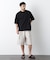 ｢FRENCH LINEN｣ ベルテッドワイドショーツ