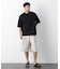 ｢FRENCH LINEN｣ ベルテッドワイドショーツ