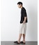 ｢FRENCH LINEN｣ ベルテッドワイドショーツ