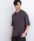 WEB限定／スキッパーテックニットポロシャツ／半袖