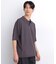 WEB限定／スキッパーテックニットポロシャツ／半袖